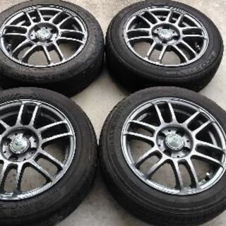 14インチ5.5Jアルミホイール 155/65R14 タイヤ付き chateauduroi.co