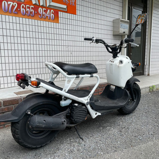 ☆8万円 ズーマー セル1 実働車☆ホンダ 人気の白！ZOOMER AF58
