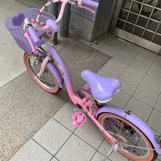 【ネット決済】子供用　自転車　16インチ（補助輪無し）