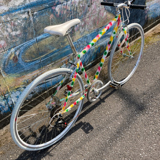 クロスバイク。 カスタマイズ‼️ラスタ号 きゃー