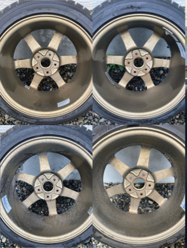 RAYS VOLKRACING TE37 VR 17インチ タイヤ付き