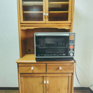 【ネット決済】キッチンラック　食器棚　レンジ台