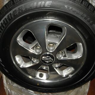 エルグランド・ライダー APE-50 純正ホイール＋スタッドレス
