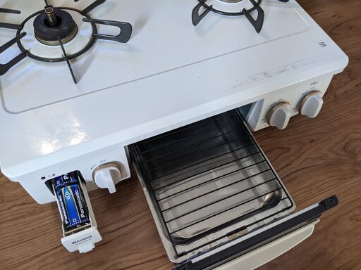ガスコンロ（2019年9月製造）（1年使用）リンナイ ET34NJH4-W2  