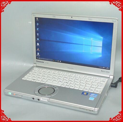 在庫処分 送料無料 日本製 ノートパソコン 中古良品 12.1型 Panasonic CF-SX1GDHYS Core i5 4GB 250G DVDRW 無線 Bluetooth webカメラ Windows10 Office