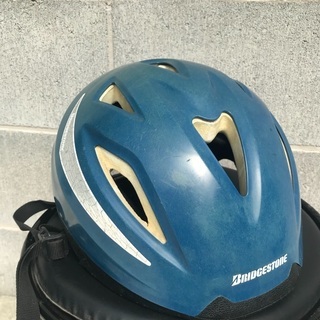 子ども用ヘルメット　青色　51〜57cm