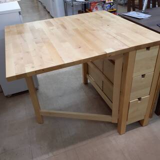 人気? IKEA NORDEN(ノールデン） ゲートレッグテーブル バタフライテーブル