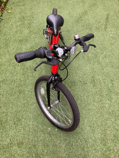 20インチ　自転車　シマノ　6段切替　クロスバイク