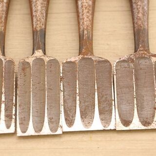 大工道具 チスパーク 在銘 鑿 のみ10本セット 三ツ裏 三枚裏 中古 保管