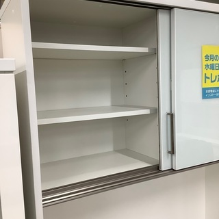 家具ならトレファク吉川店！ 丸仙工房 レンジボード 天板凹み