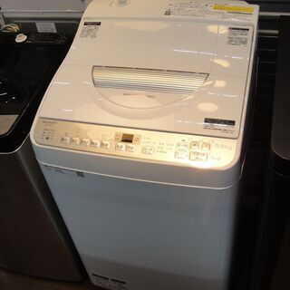 シャープ 5.5kg洗濯乾燥機 ES-TX5C 2018年製【モ...