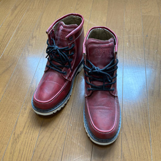EDWIN 靴 赤 26cm