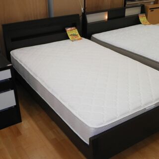 k292☆ニトリ☆セミダブルベッド☆フレーム＋マットレス☆コンセント＋