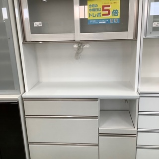 家具ならトレファク吉川店！！ サンコウ レンジボード ホワイト