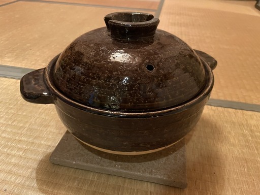 長谷園 かまどさん ニ合炊き  土鍋 長谷製陶 伊賀焼