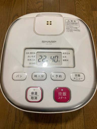 SHARP 3合炊き 炊飯器 KS-C5G-W