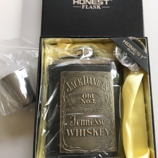 新品　Jack Daniel's スキットル ウィスキー 携帯ボ...