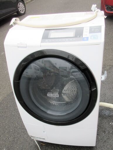 ☆日立 HITACHI BD-S8600L 10.0kg ビッグドラム ドラム式電気洗濯乾燥機◆エコにナイアガラ洗浄をたし算