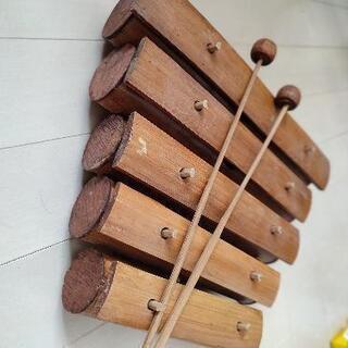 民族楽器　輸入雑貨の木琴