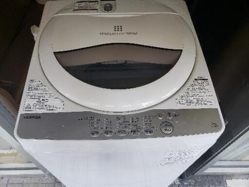 配達設置無料‼️（引取は値引） TOSHIBA AW-5G6 5.0kg 洗濯機:0053