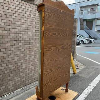 逸品貴重飾り棚キュリオケースショーケース猫脚☆鍵付 コンソールキャビネットコレクションケース三越ブルージュディスプレイ