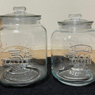 ガラス容器・ガラス瓶　２個セット(5kgと4kg)