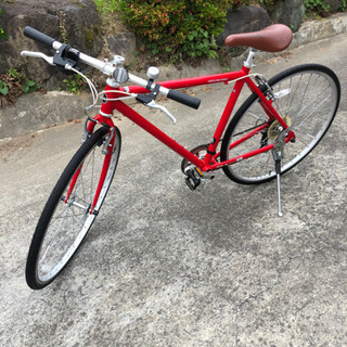 自転車 WEEKEND BIKES 赤タイヤサイズ28×15／8 7段変速