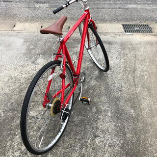 自転車 WEEKEND BIKES 赤タイヤサイズ28×15／8 7段変速