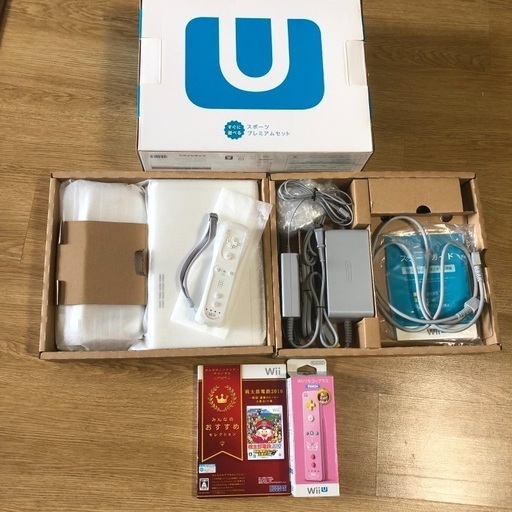 Wii U スポーツプレミアムセット　新品同様　桃太郎電鉄　おまけリモコン付