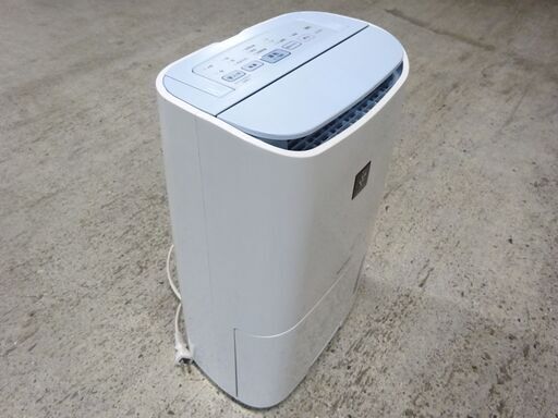 梅雨に シャープ 衣類乾燥除湿機 CV-G71-W コンプレッサー式 〜18畳 CV-G71-W 衣類乾燥除湿機 ホワイト系 [木造9畳まで /鉄筋18畳