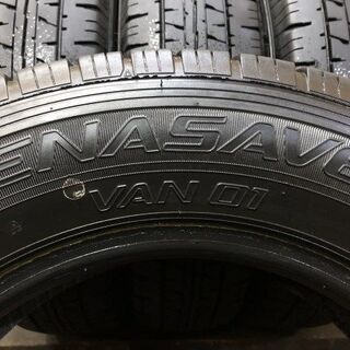 DUNLOP ENASAVE VAN01 165R14 6PR LT 14インチ 夏タイヤ 4本 2018年製 バリ