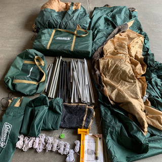 コールマン タフワイドドーム300EX IIIテントほか3点セット