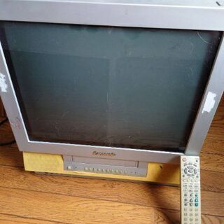 ブラウン管テレビデオ21インチ(ジャンク品)