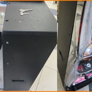 【引取限定】サミー パチスロ化物語　スロット台 コイン不要機 台鍵・設定キー付 5号機　Sammy【小倉南区葛原東】