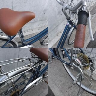 6段変速&オートライト付き ママチャリ 中古自転車 343