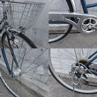6段変速&オートライト付き ママチャリ 中古自転車 343