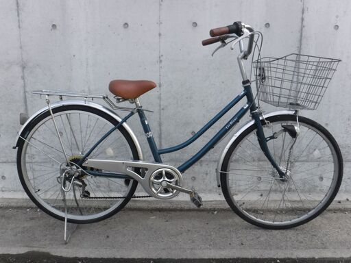 6段変速\u0026オートライト付き ママチャリ 中古自転車 343