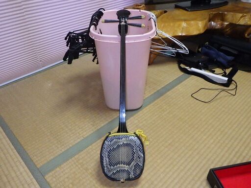 昔 三味線 琉球黒檀 著作者不明 昔三味線琉球黒檀著作者不明