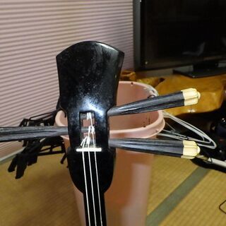 昔 三味線 琉球黒檀 著作者不明 - 弦楽器、ギター