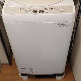 シャープ 洗濯機 ES-GE45P 4.5kg 2015年製