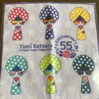 ユミカツラ　桂由美　55周年記念ハンカチ　新品未使用