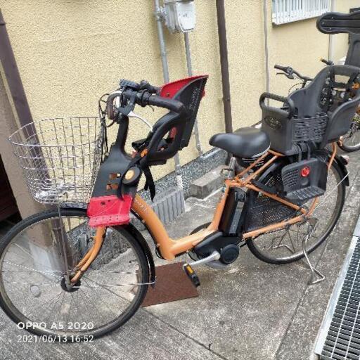 電動自転車 こども2人乗せ