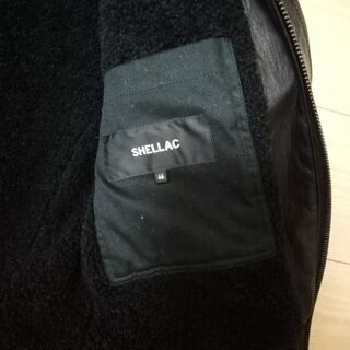 SHELLAC　ポニースキンＷジップレザーライダースブルゾン