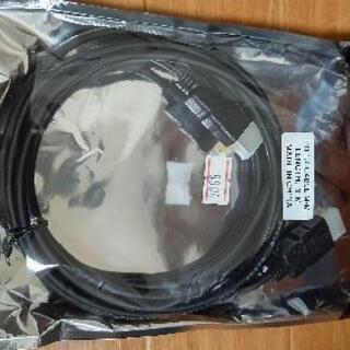 HDMI ケーブル ブラック 3M　端子金メッキ