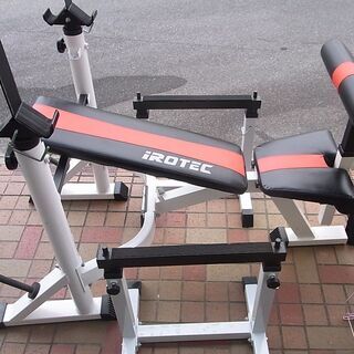 IROTEC アイロテック ハイパー マルチ ウエイト ベンチ インクライン／スクワット／レッグカール セーフティーラック付