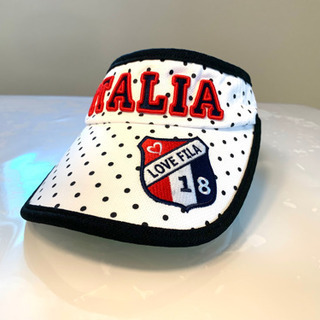 ゴルフ サンバイザー 美品 FILA GOLF 帽子