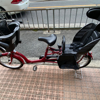 【ネット決済・配送可】子供のせ自転車　丸石自転車