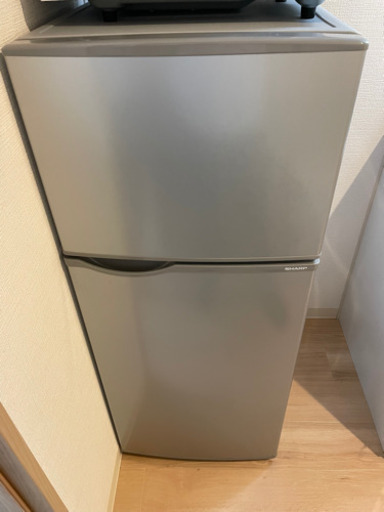 【最終値下げ】2017年製SHARP 冷蔵庫118L 説明書・保証書付