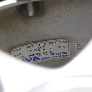 RAYS VOLKRacing GT-C 18×8J +37 5H PCD100 4本 (A386wY) 【公式通販】