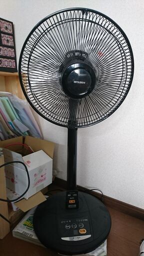 ■【引取】美品 三菱電機 MITSUBISHI 扇風機 ブラック R30J-HRM